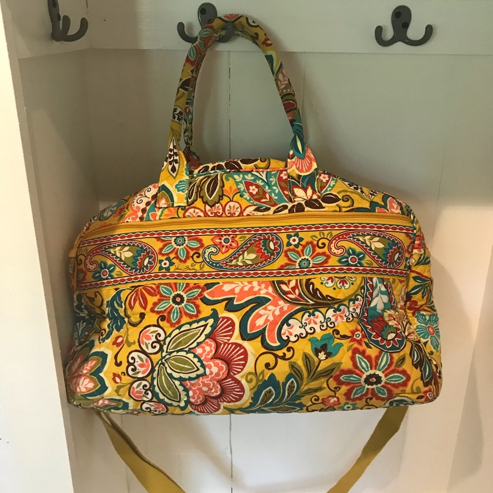 Vera Bradley retired Provençal Weekender bag